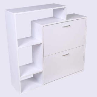 BAKAJI Ντουλάπα παπουτσιών με 2 πόρτες διπλού βάθους 102 x 25,5 x ... BAKAJI Ντουλάπα παπουτσιών με 2 πόρτες διπλού βάθους 102 x 25,5 x ...