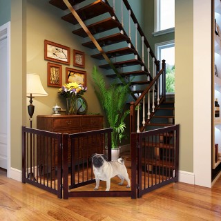 Costway Προστατευτικό Πόρτας για Σκύλους - Σετ 3 Τεμαχίων 206x61x1,...