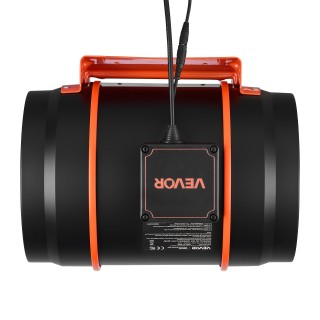 VEVOR Ανεμιστήρας Αεραγωγού Inline 1372 m³/h 203 mm με EC Κινητήρα,...