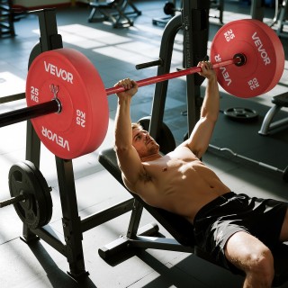 VEVOR Μπάρα Άρσης Βαρών 220cm, Συμβατή με Δίσκους 2 ιντσών, Αντιολι... VEVOR Μπάρα Άρσης Βαρών 220cm, Συμβατή με Δίσκους 2 ιντσών, Αντιολι...