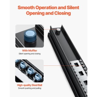 VEVOR Συρόμενοι Οδηγοί Συρταριών 24 Υποσκαφής για Ντουλάπι Σκάλας, ... VEVOR Συρόμενοι Οδηγοί Συρταριών 24 Υποσκαφής για Ντουλάπι Σκάλας, ...