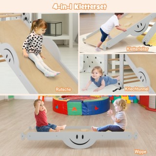 Costway Πολυλειτουργικό Σετ Αναρρίχησης 5-σε-1 για Παιδιά με Ρυθμιζ... Costway Πολυλειτουργικό Σετ Αναρρίχησης 5-σε-1 για Παιδιά με Ρυθμιζ...