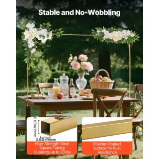 VEVOR Ρυθμιζόμενη Χρυσή Καμάρα Τραπεζιού με Σφιγκτήρες, Μήκος 71-24... VEVOR Ρυθμιζόμενη Χρυσή Καμάρα Τραπεζιού με Σφιγκτήρες, Μήκος 71-24...