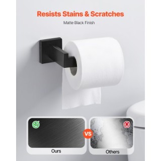 VEVOR Σετ Μαύρου Ματ Μπάνιου: 10τμχ, 2 Μπάρες 24 & Αξεσουάρ Τοίχου ... VEVOR Σετ Μαύρου Ματ Μπάνιου: 10τμχ, 2 Μπάρες 24 & Αξεσουάρ Τοίχου ...