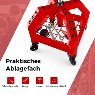 Costway Άνετο και Ρυθμιζόμενο Σκαμπό Μηχανικού με Αποθηκευτικό Χώρο... Costway Άνετο και Ρυθμιζόμενο Σκαμπό Μηχανικού με Αποθηκευτικό Χώρο...