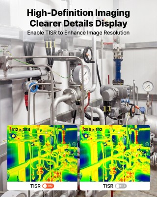 VEVOR Θερμική Κάμερα για Android & iOS, Ανάλυση IR 256 x 192, Υπερα... VEVOR Θερμική Κάμερα για Android & iOS, Ανάλυση IR 256 x 192, Υπερα...
