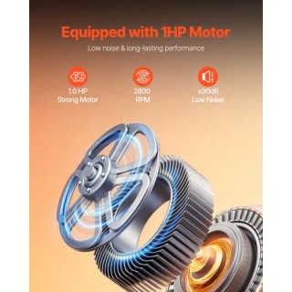 VEVOR Συλλέκτης Σκόνης Τοίχου 1 HP, 560 CFM με Σακούλα 2.5 Μικρόν γ... VEVOR Συλλέκτης Σκόνης Τοίχου 1 HP, 560 CFM με Σακούλα 2.5 Μικρόν γ...