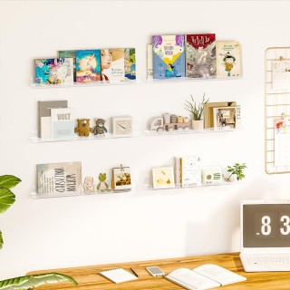 BAKAJI 6 x Διάφανα Ράφια Τοίχου Πολυχρηστικά Οργανωτικά Ράφια 38 x... BAKAJI 6 x Διάφανα Ράφια Τοίχου Πολυχρηστικά Οργανωτικά Ράφια 38 x...