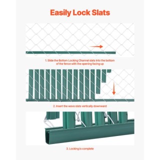 VEVOR Πλέγμα Απορρήτου Διπλού Τοιχώματος με Πτερύγια για Φράχτη 4 Ύ... VEVOR Πλέγμα Απορρήτου Διπλού Τοιχώματος με Πτερύγια για Φράχτη 4 Ύ...