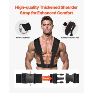 VEVOR Προπόνηση Ισχύος & Αντίστασης Sled Πορτοκαλί/Μαύρο LXQHS2YCNZ...