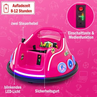 Costway  Απίθανο Αυτοκινητάκι Συγκρουόμενων για Παιδιά 3-8 Ετών με ...