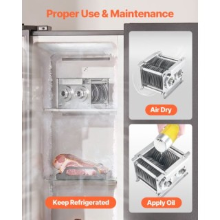 VEVOR Λεπίδα Κοπής Κρέατος 7mm Ανοξείδωτο Ατσάλι για SJY-DQ90 Κρεατ...