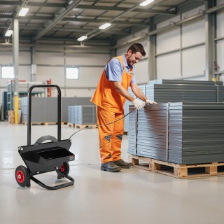 VEVOR Καρτ Συσκευασίας Ατσάλινων Δεμάτων, 600 mm Διάμετρος Έξω Κύλι... VEVOR Καρτ Συσκευασίας Ατσάλινων Δεμάτων, 600 mm Διάμετρος Έξω Κύλι...