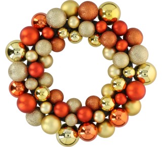 BAKAJI Χριστουγεννιάτικο στεφάνι με μπάλες για πόρτα, στεφάνι Χρισ... BAKAJI Χριστουγεννιάτικο στεφάνι με μπάλες για πόρτα, στεφάνι Χρισ...