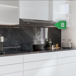 Απορροφητήρας 60 cm Μαύρο Bolero Flux CM 602200 Black B Cecotec CEC... Απορροφητήρας 60 cm Μαύρο Bolero Flux CM 602200 Black B Cecotec CEC...