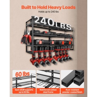 VEVOR Πολυεπίπεδη Επιτοίχια Οργάνωση Εργαλείων με 8 Θέσεις Δράπανου... VEVOR Πολυεπίπεδη Επιτοίχια Οργάνωση Εργαλείων με 8 Θέσεις Δράπανου...