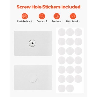 VEVOR Λευκή Επιτραπέζια Ραφιέρα 94 x 24 x 73 cm ενός Επιπέδου για Γ...