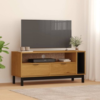 vidaXL Έπιπλο Τηλεόρασης FLAM 110x40x50 εκ. από Συμπαγές Ξύλο Πεύκο...