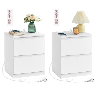 VASAGLE Σετ 2 Τεμαχίων KAILYN Κομοδίνο 35 x 40 x 49 εκ. με 2 Συρτάρ... VASAGLE Σετ 2 Τεμαχίων KAILYN Κομοδίνο 35 x 40 x 49 εκ. με 2 Συρτάρ...