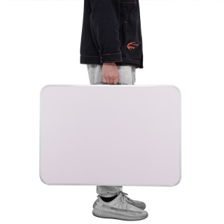 BAKAJI Πτυσσόμενο τραπέζι κάμπινγκ πικνίκ αλουμινίου 60x80x68 cm μ... BAKAJI Πτυσσόμενο τραπέζι κάμπινγκ πικνίκ αλουμινίου 60x80x68 cm μ...