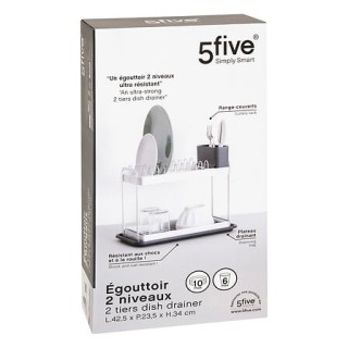 Στεγνωτήρας Πιάτων - Πιατοθήκη Αλουμινίου 42 x 23,2 x 35 cm Γκρι 19... Στεγνωτήρας Πιάτων - Πιατοθήκη Αλουμινίου 42 x 23,2 x 35 cm Γκρι 19...