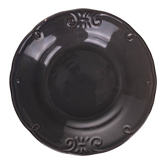 Villa dEste Home Σετ 6 τμχ Επίπεδο Πιάτο από Σμαλτωμένο Γκρεζ 23 cm... Villa dEste Home Σετ 6 τμχ Επίπεδο Πιάτο από Σμαλτωμένο Γκρεζ 23 cm...