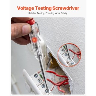 VEVOR Σετ Μονωμένων Κατσαβιδιών 11 Τεμαχίων για Ηλεκτρολόγους JYGJT...