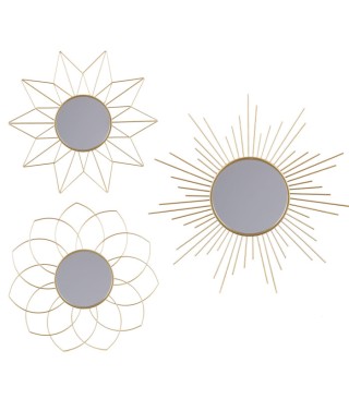 Σετ Μεταλλικοί Καθρέφτες 3 τμχ. 25 cm Urban Living 54811 Σετ Μεταλλικοί Καθρέφτες 3 τμχ. 25 cm Urban Living 54811