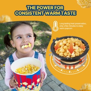 VEVOR Μηχανή Παρασκευής Ποπκόρν Επιτραπέζια 480W 4 Oz Μαύρη TSBMHJH...