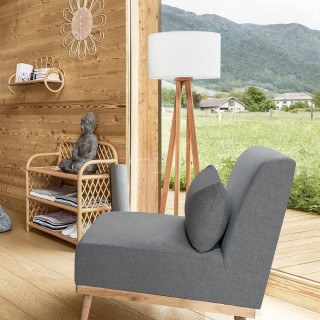 Atmosphera Επιδαπέδιο Φωτιστικό Μίνιμαλ από Ξύλο Πεύκου με Υφασμάτι... Atmosphera Επιδαπέδιο Φωτιστικό Μίνιμαλ από Ξύλο Πεύκου με Υφασμάτι...