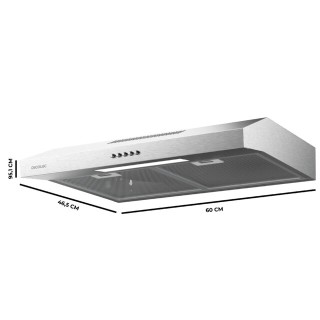Απορροφητήρας Κουζίνας Bolero Flux CM 602200 Inox B 60 cm CECOTEC... Απορροφητήρας Κουζίνας Bolero Flux CM 602200 Inox B 60 cm CECOTEC...