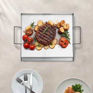 VEVOR Επίπεδη Πλάκα Ψησίματος Ανοξείδωτη 18x16 ιντσών BBQ DCJPBXG18... VEVOR Επίπεδη Πλάκα Ψησίματος Ανοξείδωτη 18x16 ιντσών BBQ DCJPBXG18...