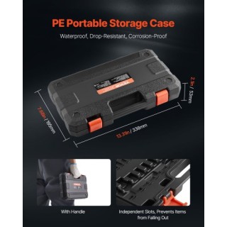 VEVOR Σετ Καρυδάκια Torx 34 Τεμαχίων T6-T70 S2 Ατσάλι PTTT143812TO3...