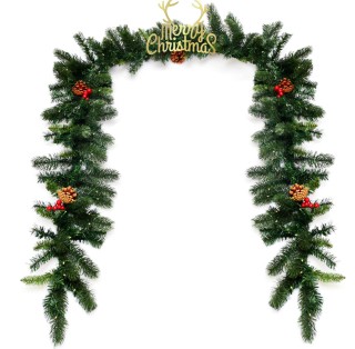 Χριστουγεννιάτικη Γιρλάντα Πεύκου 2,70m με 100 LED Φώτα CM22798 Cos...