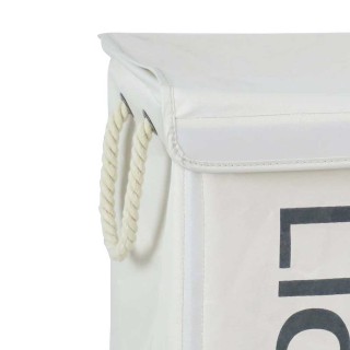 BAKAJI Καλάθι Απλύτων 3 Θέσεων Πτυσσόμενο Υφασμάτινο με Ρόδες Κρεμ... BAKAJI Καλάθι Απλύτων 3 Θέσεων Πτυσσόμενο Υφασμάτινο με Ρόδες Κρεμ...