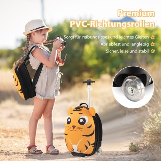 Costway Σετ Βαλίτσας & Σακιδίου Πλάτης για Παιδιά - Ανθεκτικό & Ελ... Costway Σετ Βαλίτσας & Σακιδίου Πλάτης για Παιδιά - Ανθεκτικό & Ελ...