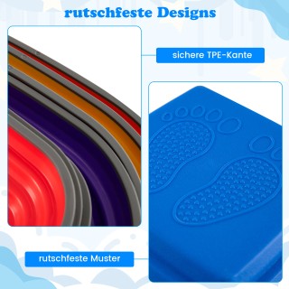 Costway Ρυθμιστικές Πέτρες Παιχνιδιού για Παιδιά - Αντιολισθητικές ...