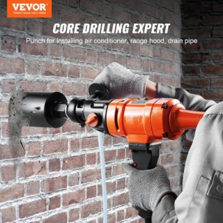 VEVOR Μηχανή Διάτρησης Διαμαντιών Χειρός για Σκυρόδεμα, Φορητό Σύστ...
