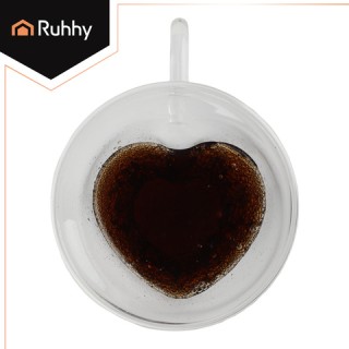 Ruhhy Θερμική κούπα 240ml με διπλά τοιχώματα και σχήμα καρδιάς 26906 Ruhhy Θερμική κούπα 240ml με διπλά τοιχώματα και σχήμα καρδιάς 26906