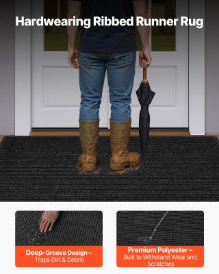 VEVOR Μεγάλο Πατάκι Εισόδου 6 x 4 ft, Ανθεκτικό Χαλί 1829 x 1219 mm... VEVOR Μεγάλο Πατάκι Εισόδου 6 x 4 ft, Ανθεκτικό Χαλί 1829 x 1219 mm...