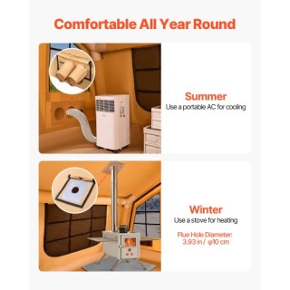 VEVOR Φουσκωτή Σκηνή Κατασκήνωσης 8-12 Ατόμων με Αντλία για Εύκολη ... VEVOR Φουσκωτή Σκηνή Κατασκήνωσης 8-12 Ατόμων με Αντλία για Εύκολη ...