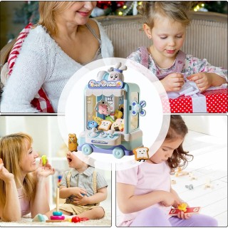 BAKAJI Μηχάνημα Διανομής Παιχνιδιών με Άγκιστρο για Παιδιά με Λούτρ...