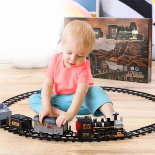 BAKAJI Πίστα Παιδικό Τρενάκι Παιχνίδι Τρένο Ατμομηχανή Φως Ήχοι Πί... BAKAJI Πίστα Παιδικό Τρενάκι Παιχνίδι Τρένο Ατμομηχανή Φως Ήχοι Πί...