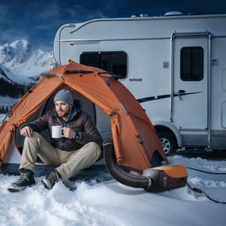 VEVOR Προθερμαντήρας Diesel 8 kW 12-24V με Δοχείο Καυσίμου 10L ZCJR...