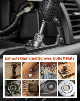 VEVOR Σετ Εξολκέων και Τρυπανιών - 54 Τεμάχια, Αφαιρεί Σπασμένες Βί...