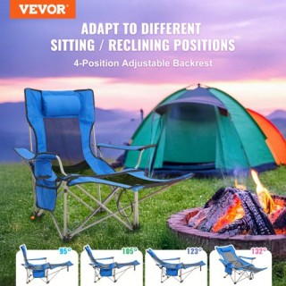 VEVOR  Πτυσσόμενη Καρέκλα Κάμπινγκ 150kg Εξωτερικού Χώρου  PTTYXTTY...