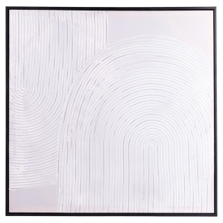 Galileo Πίνακας με πλαίσιο 60x60 cm White Sibilla 5920435 Τυχαία Επ...
