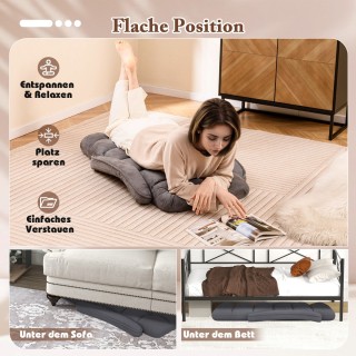 Costway Πολυθρόνα Gaming Δαπέδου με Ρυθμιζόμενη Πλάτη και Άνεση από... Costway Πολυθρόνα Gaming Δαπέδου με Ρυθμιζόμενη Πλάτη και Άνεση από...