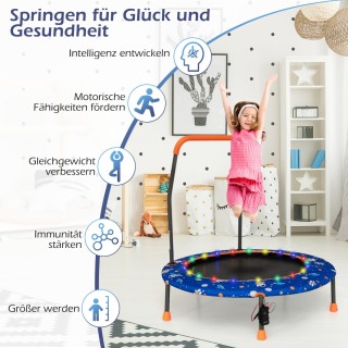 Costway Παιδικό Τραμπολίνο Ø92 cm με LED Φωτισμό & Αποσπώμενη Λαβή ... Costway Παιδικό Τραμπολίνο Ø92 cm με LED Φωτισμό & Αποσπώμενη Λαβή ...