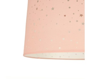 Ostaria Κυλινδρική Ανάρτηση Αστέρια Ροζ D40cm E27 220-240v 50hz Max...